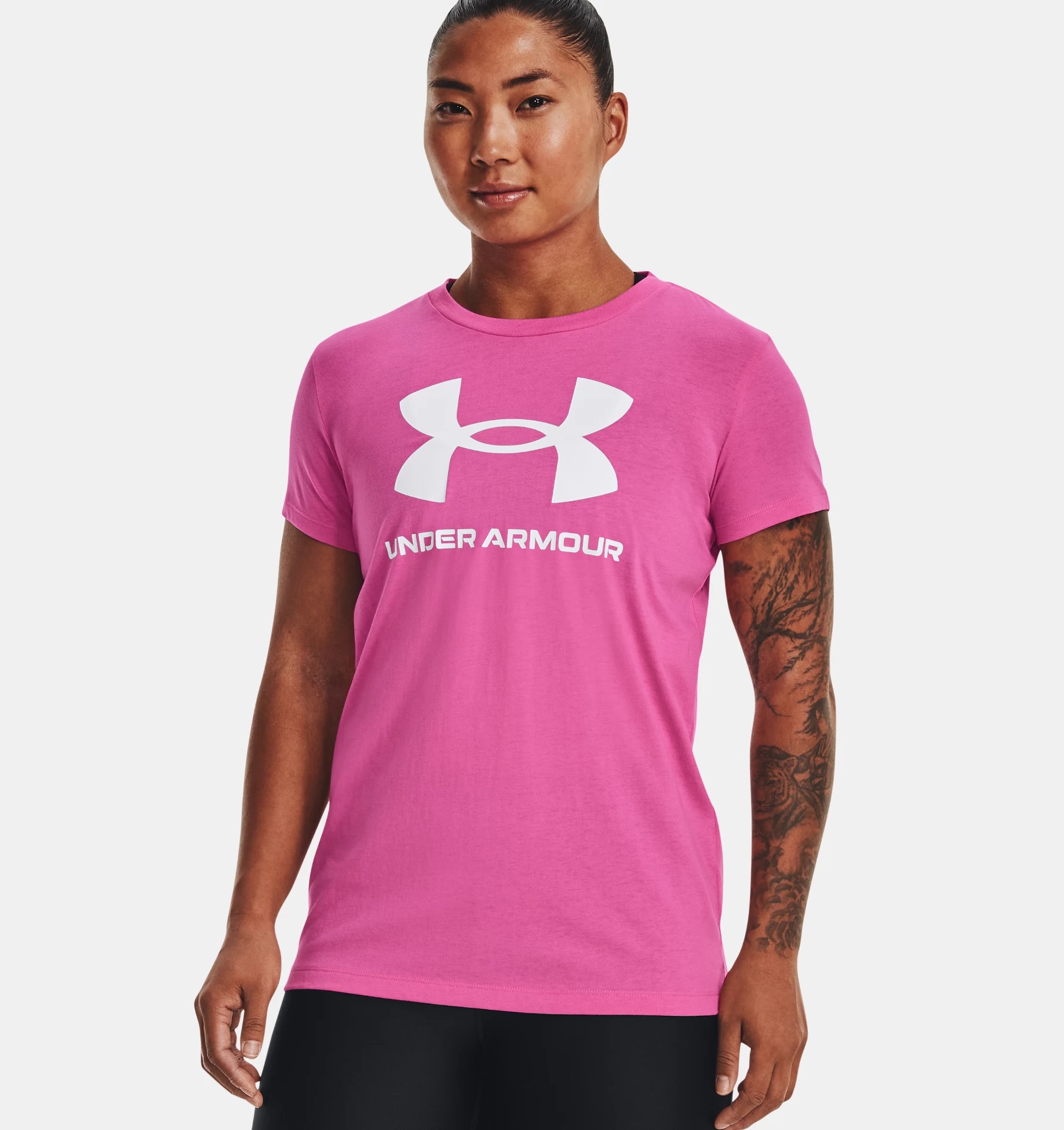 Under Armour - Tee Shirt Compression 1361683 Orange Fluo 